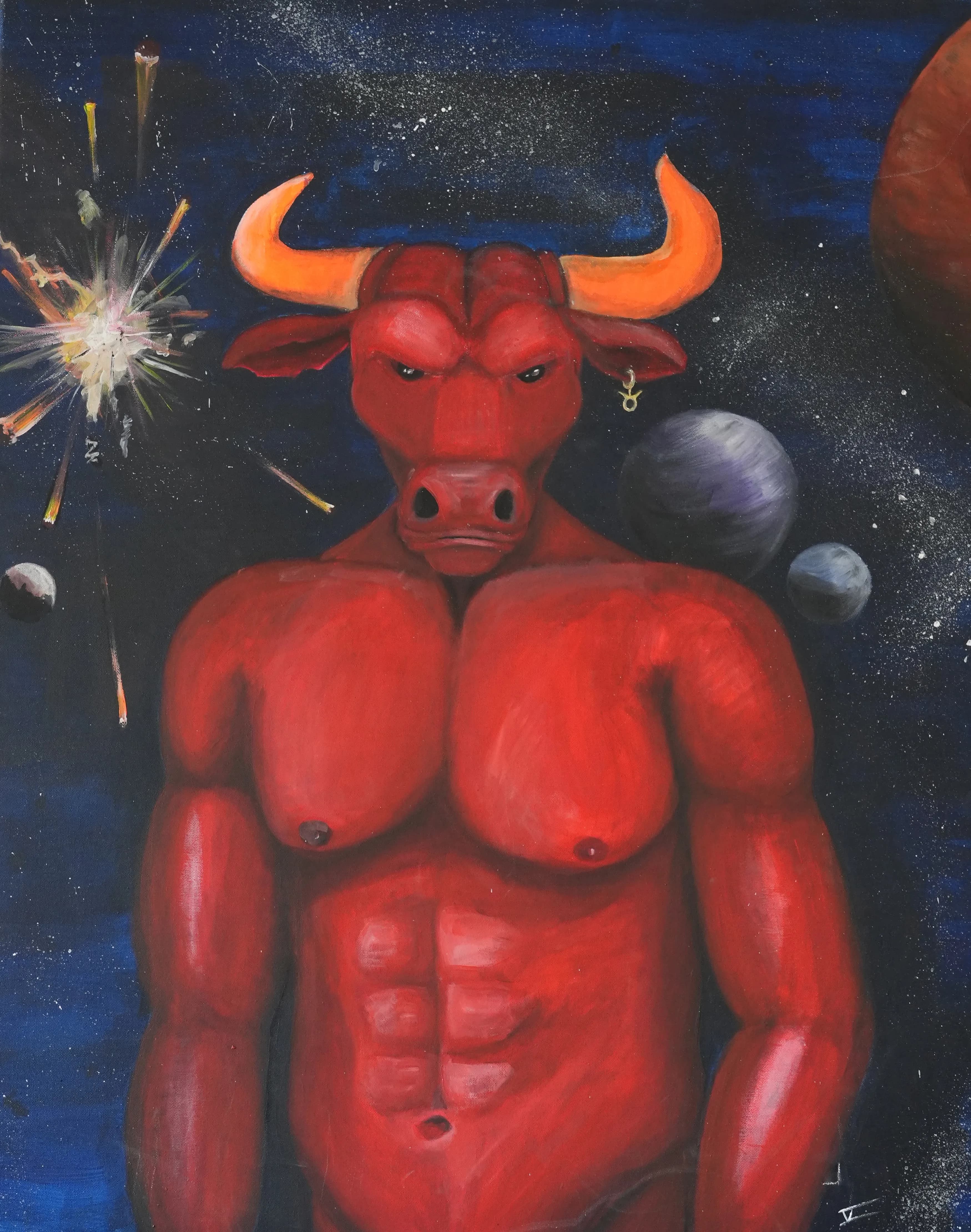 Oil painting artwork